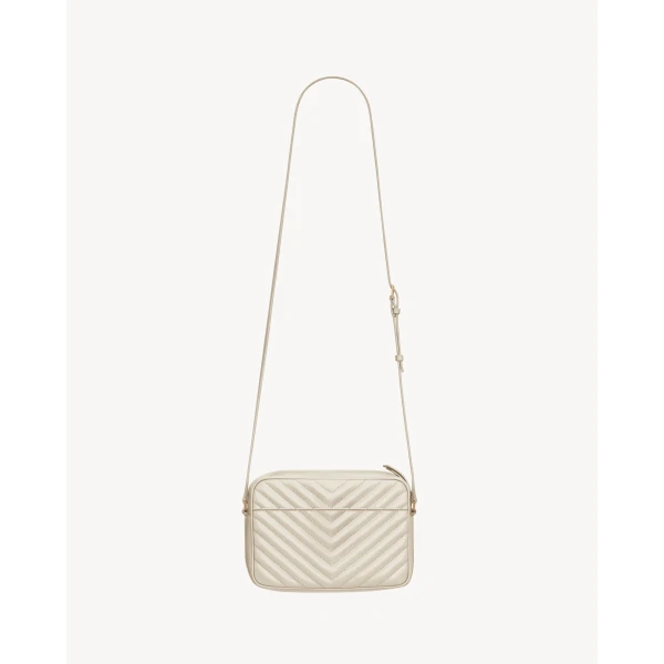Saint Laurent LOU camera bag in quilted leather, view 2