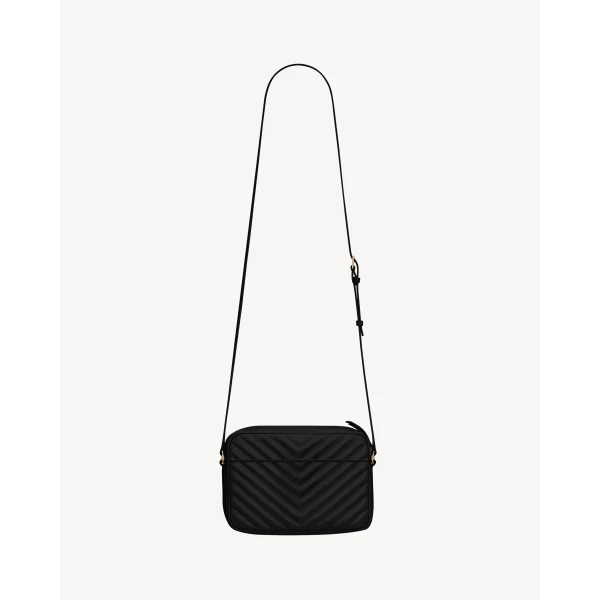 Saint Laurent LOU camera bag in quilted leather, view 2