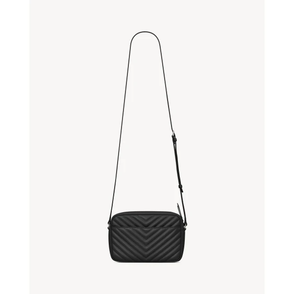 Saint Laurent LOU camera bag in quilted leather, view 2