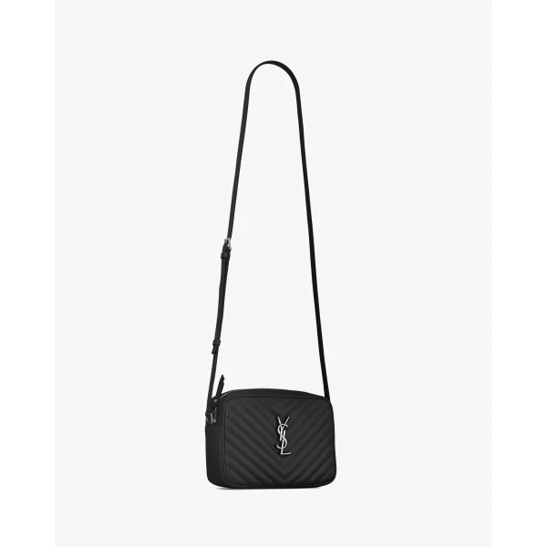 Saint Laurent LOU camera bag in quilted leather, view 4