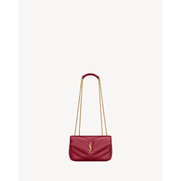 Saint Laurent LOULOU MINI in lambskin, view 3