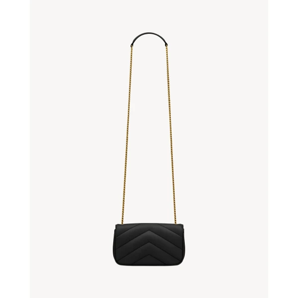 Saint Laurent LOULOU MINI in lambskin, view 3