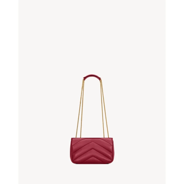 Saint Laurent LOULOU MINI in lambskin, view 4