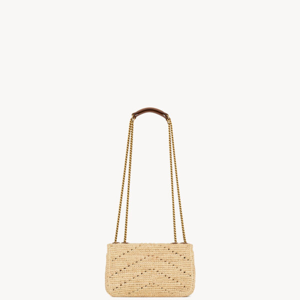 Saint Laurent LOULOU MINI in raffia designed in Paris