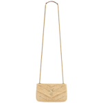 Saint Laurent LOULOU MINI in raffia designed in Paris