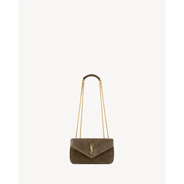 Saint Laurent LOULOU MINI in suede, view 3