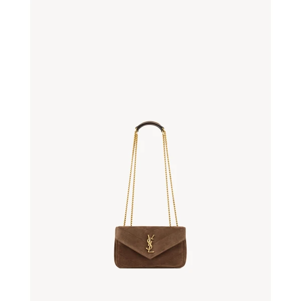 Saint Laurent LOULOU MINI in suede, view 3