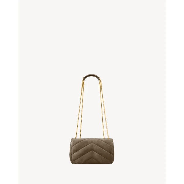 Saint Laurent LOULOU MINI in suede, view 4