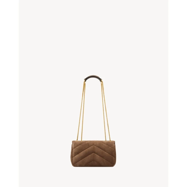 Saint Laurent LOULOU MINI in suede, view 4