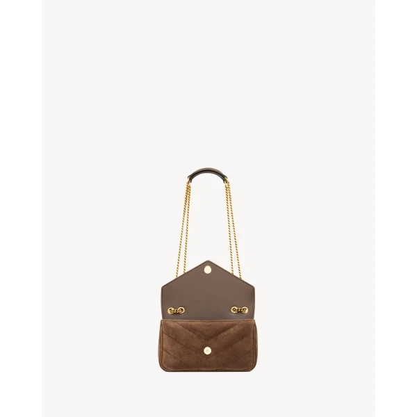 Saint Laurent LOULOU MINI in suede, view 6