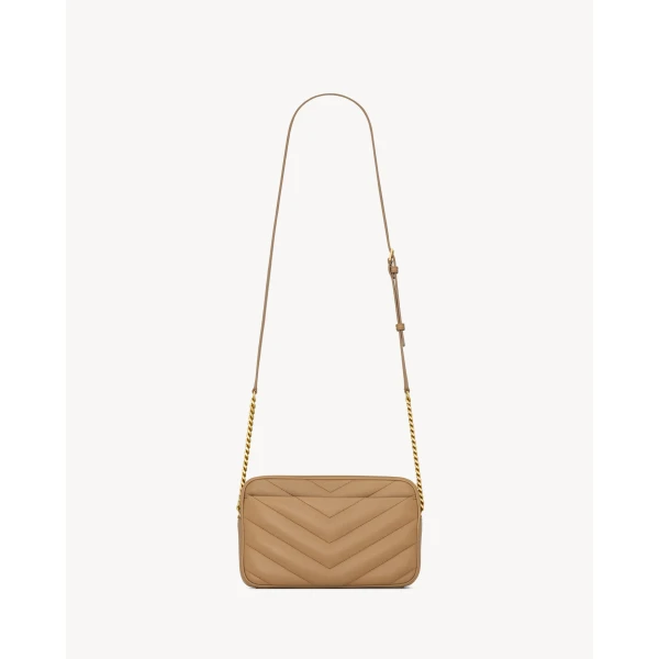 Saint Laurent LOULOU camera bag in MATELASSÉ lambskin, view 2