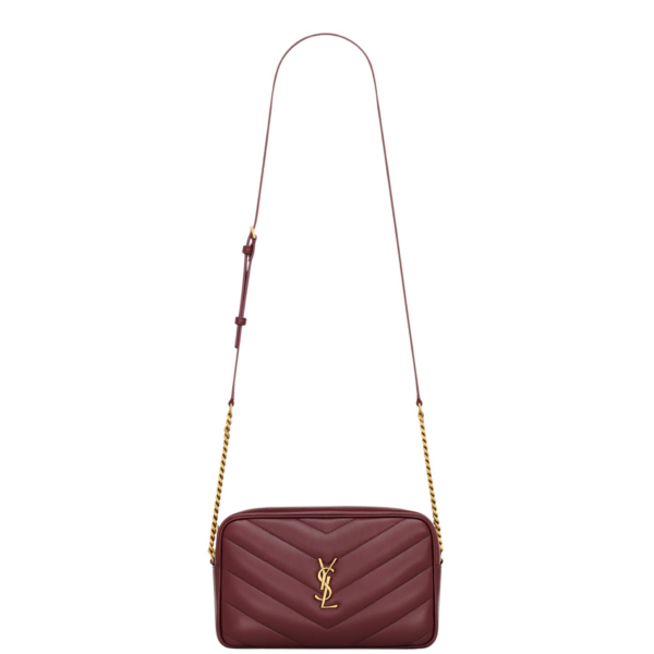 Saint Laurent LOULOU camera bag in MATELASSÉ lambskin designed in Paris