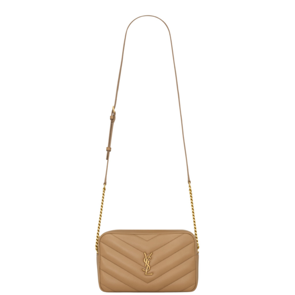 Saint Laurent LOULOU camera bag in MATELASSÉ lambskin designed in Paris