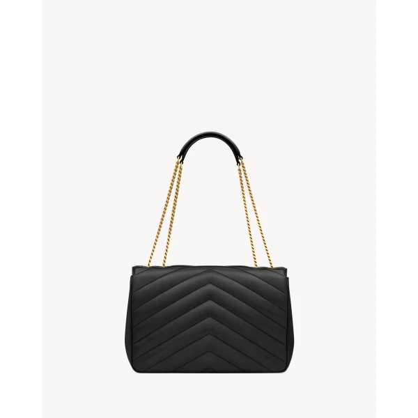 Saint Laurent LOULOU large in MATELASSÉ lambskin, view 2