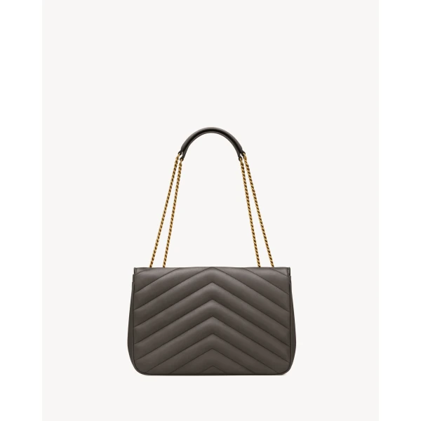Saint Laurent LOULOU large in MATELASSÉ lambskin, view 3