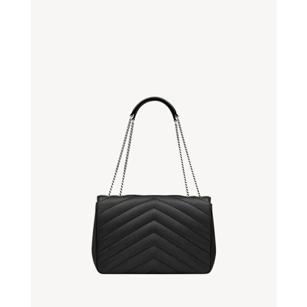 Saint Laurent LOULOU large in MATELASSÉ lambskin, view 3