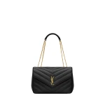 Saint Laurent LOULOU large in MATELASSÉ lambskin designed in Paris
