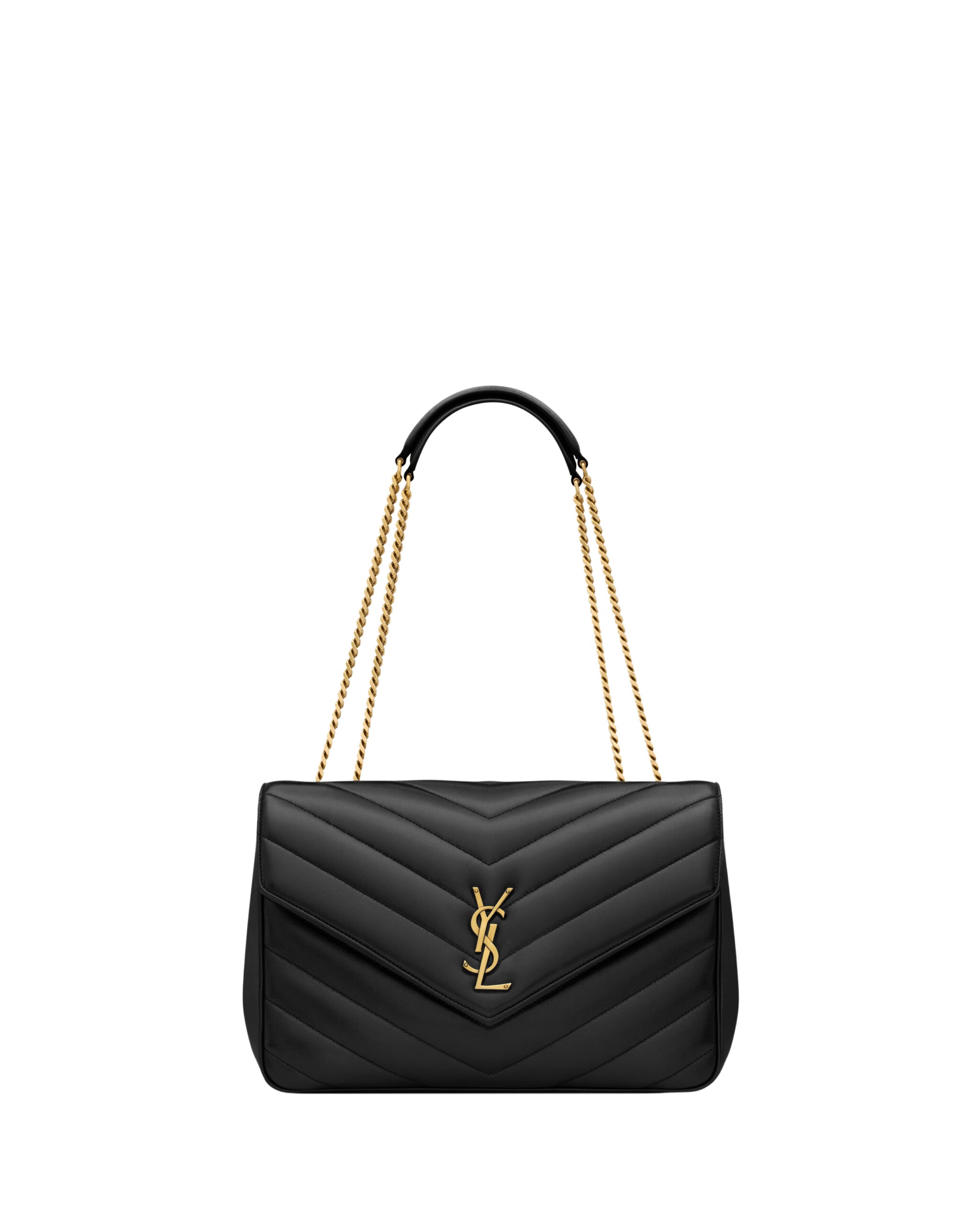 Saint Laurent LOULOU large in MATELASSÉ lambskin