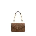 Saint Laurent LOULOU large in MATELASSÉ suede designed in Paris