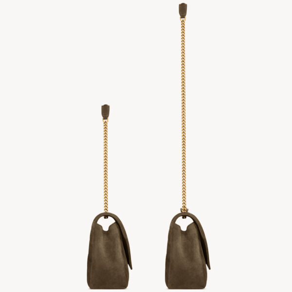 Saint Laurent LOULOU medium in MATELASSÉ suede designed in Paris