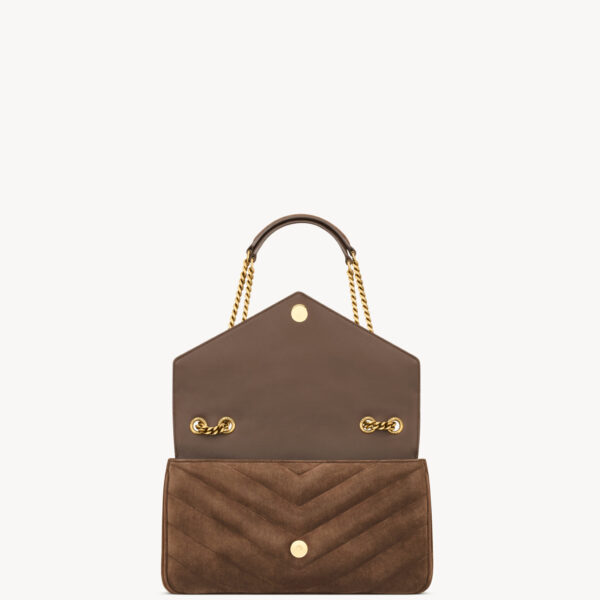 Saint Laurent LOULOU medium in MATELASSÉ suede designed in Paris