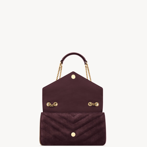 Saint Laurent LOULOU medium in MATELASSÉ suede designed in Paris