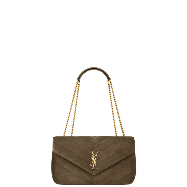 Saint Laurent LOULOU medium in MATELASSÉ suede designed in Paris