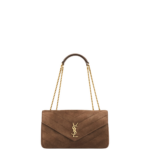 Saint Laurent LOULOU medium in MATELASSÉ suede designed in Paris