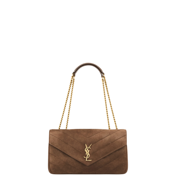 Saint Laurent LOULOU medium in MATELASSÉ suede designed in Paris