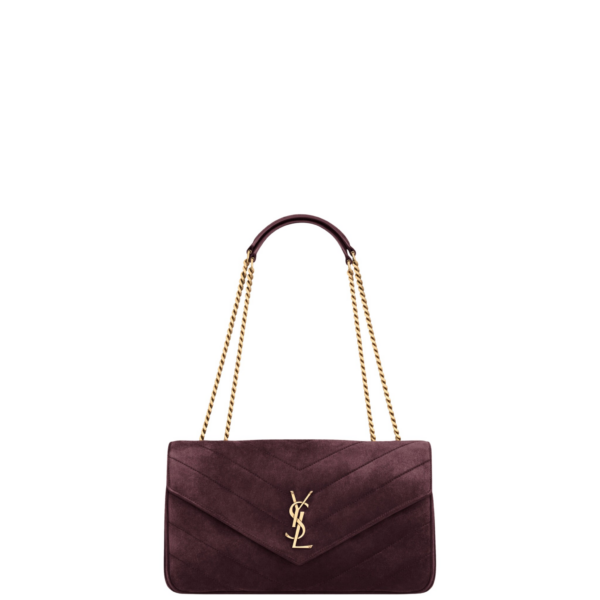 Saint Laurent LOULOU medium in MATELASSÉ suede designed in Paris