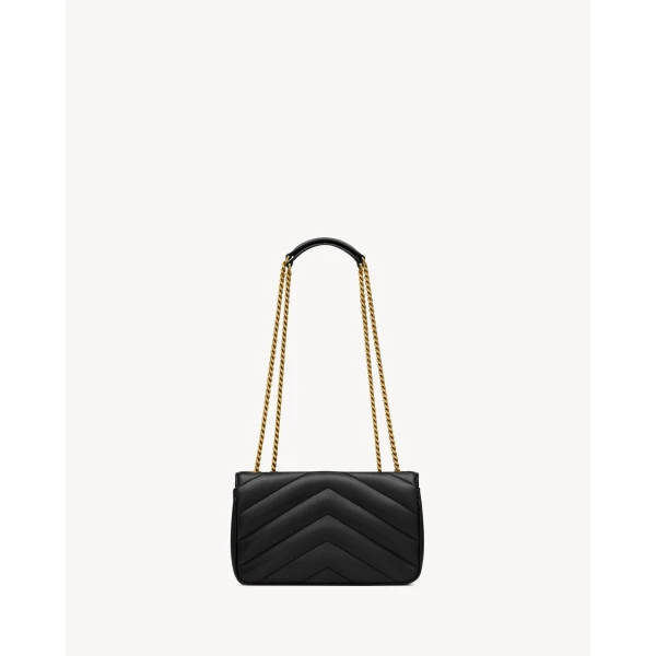 Saint Laurent LOULOU small in MATELASSÉ lambskin, view 3