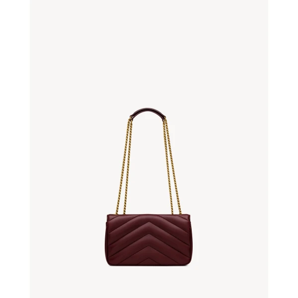 Saint Laurent LOULOU small in MATELASSÉ lambskin, view 3