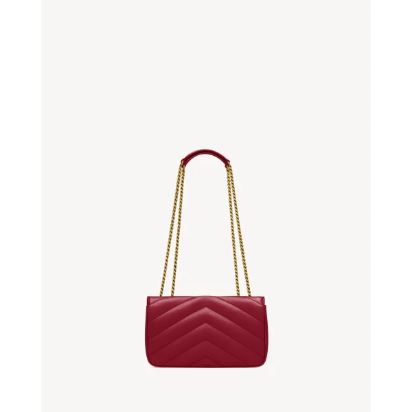 Saint Laurent LOULOU small in MATELASSÉ lambskin, view 3
