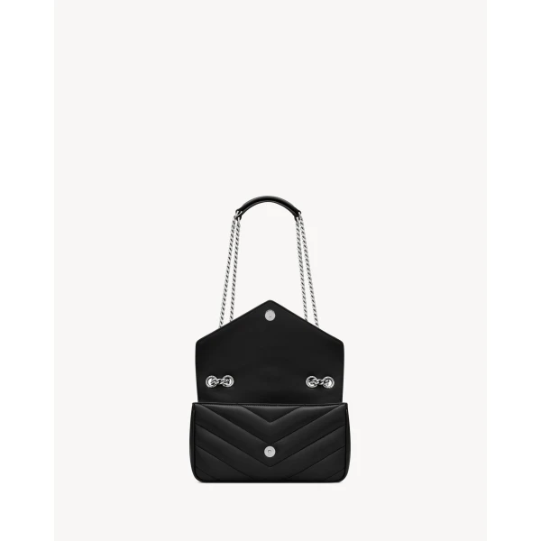 Saint Laurent LOULOU small in MATELASSÉ lambskin, view 5