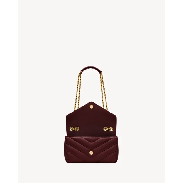 Saint Laurent LOULOU small in MATELASSÉ lambskin, view 5