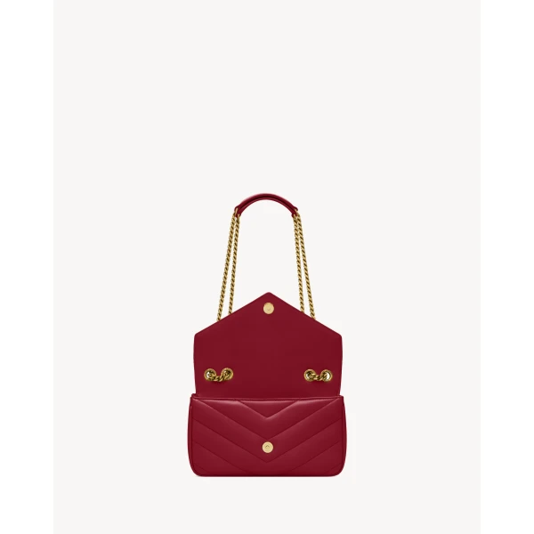 Saint Laurent LOULOU small in MATELASSÉ lambskin, view 5