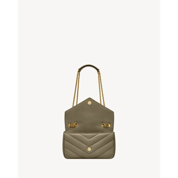 Saint Laurent LOULOU small in MATELASSÉ lambskin, view 5