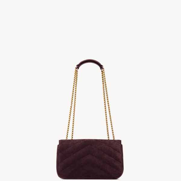Saint Laurent LOULOU small in MATELASSÉ suede designed in Paris