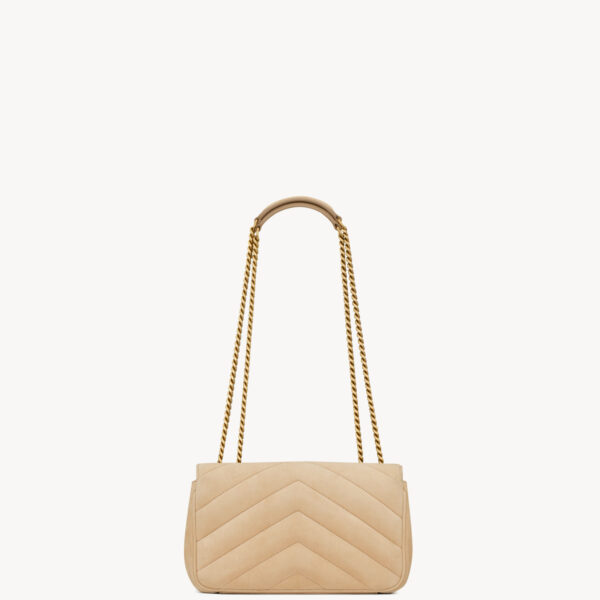 Saint Laurent LOULOU small in MATELASSÉ suede designed in Paris