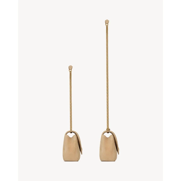 Saint Laurent LOULOU small in MATELASSÉ suede, view 4