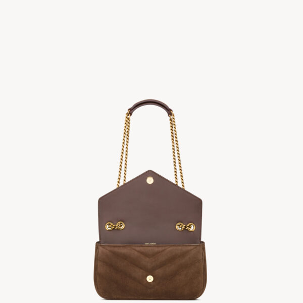 Saint Laurent LOULOU small in MATELASSÉ suede designed in Paris
