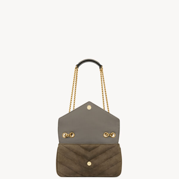 Saint Laurent LOULOU small in MATELASSÉ suede designed in Paris