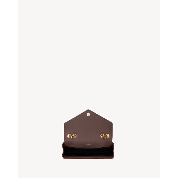 Saint Laurent LOULOU small in MATELASSÉ suede, view 6