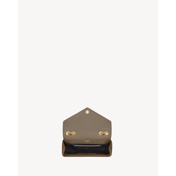 Saint Laurent LOULOU small in MATELASSÉ suede, view 6