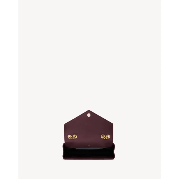 Saint Laurent LOULOU small in MATELASSÉ suede, view 6