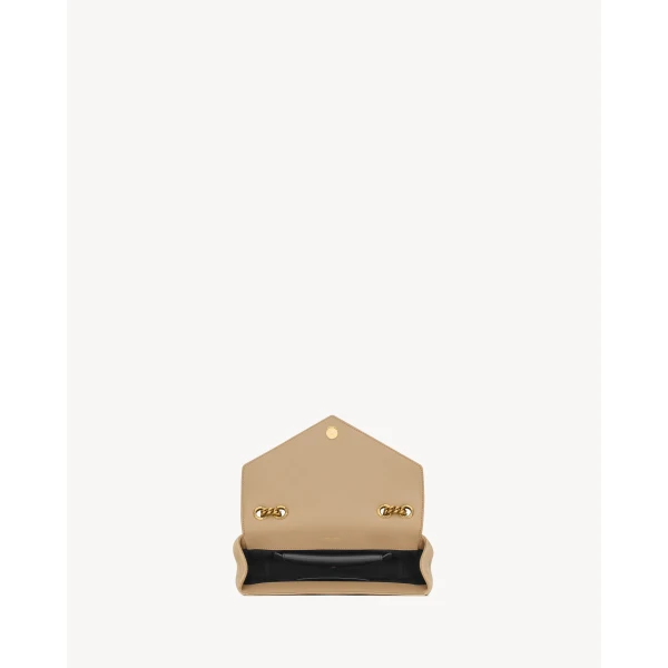 Saint Laurent LOULOU small in MATELASSÉ suede, view 6