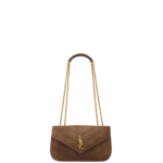 Saint Laurent LOULOU small in MATELASSÉ suede designed in Paris