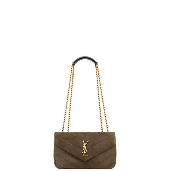 Saint Laurent LOULOU small in MATELASSÉ suede designed in Paris