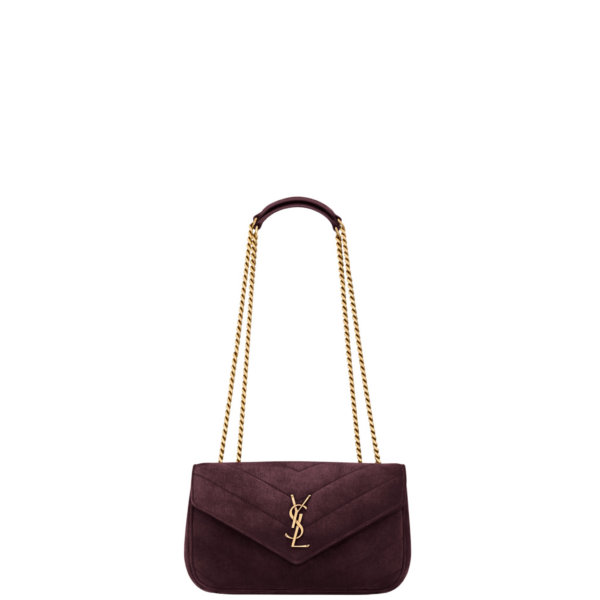 Saint Laurent LOULOU small in MATELASSÉ suede designed in Paris