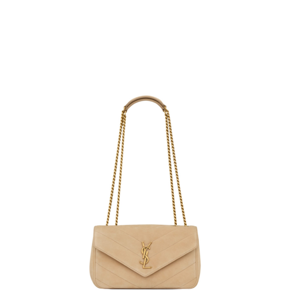 Saint Laurent LOULOU small in MATELASSÉ suede designed in Paris
